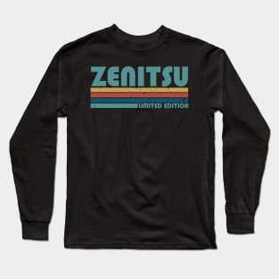 Proud Limited Edition Zenitsu Name Personalized Retro Styles Long Sleeve T-Shirt